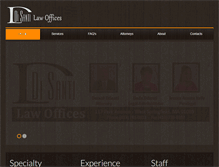 Tablet Screenshot of disantilawoffices.com